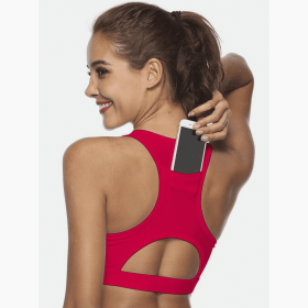 JupiterGear Cutout Scoop-Neck Tank (Color: Deep Red, size: S)