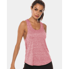 JupiterGear Scoop-Neck Long Tank Top (Color: Blush Pink, size: S)
