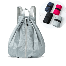 Clarissa Folding Backpack (Color: GRAY)
